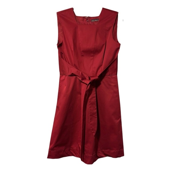 Brook Brothers Women’s Red Size 4 Front Tie Dress - Picture 2 of 4